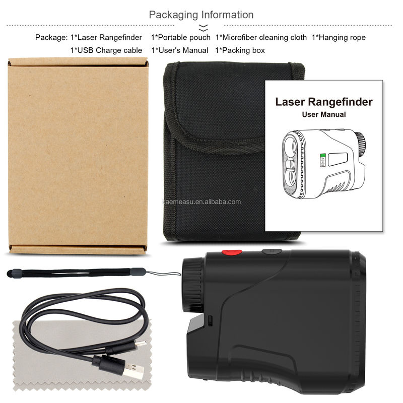 500Yd Digital Laser Rangefinder untuk Pencarian Golf Range dan Pengukuran Jarak Lama