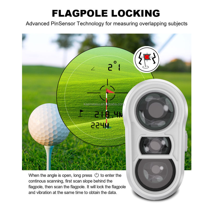 1000m Laser Range Finder Slope switch Flagpole Lock Rechargeable Distance Meter Olahraga luar ruangan Laser Golf Rangefinder Teleskop