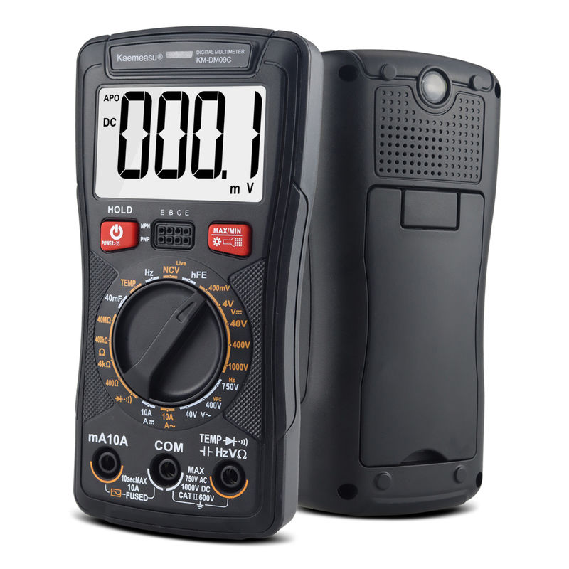 Multifungsi Digital Mini Multimeter untuk mengukur resistensi dan kontinuitas 200mV-1000V 40-40mF