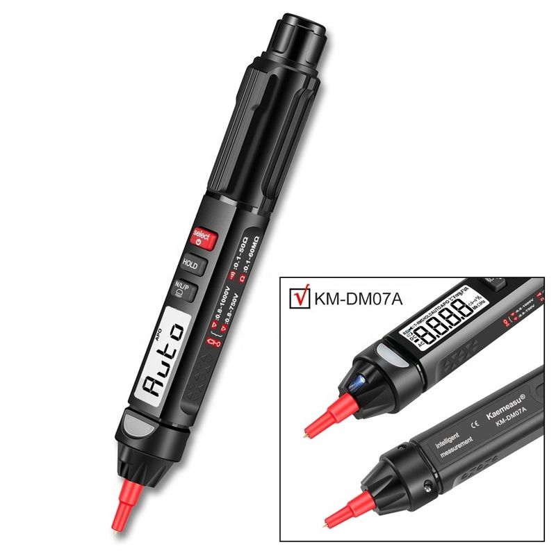 Gaya populer Mini Pen Digital Multimeter Dengan Live/NCV/Sequence Non Contact Voltage Detection Multimeter Tester