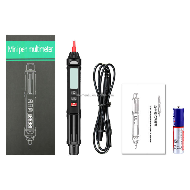 Gaya populer Mini Pen Digital Multimeter Dengan Live/NCV/Sequence Non Contact Voltage Detection Multimeter Tester