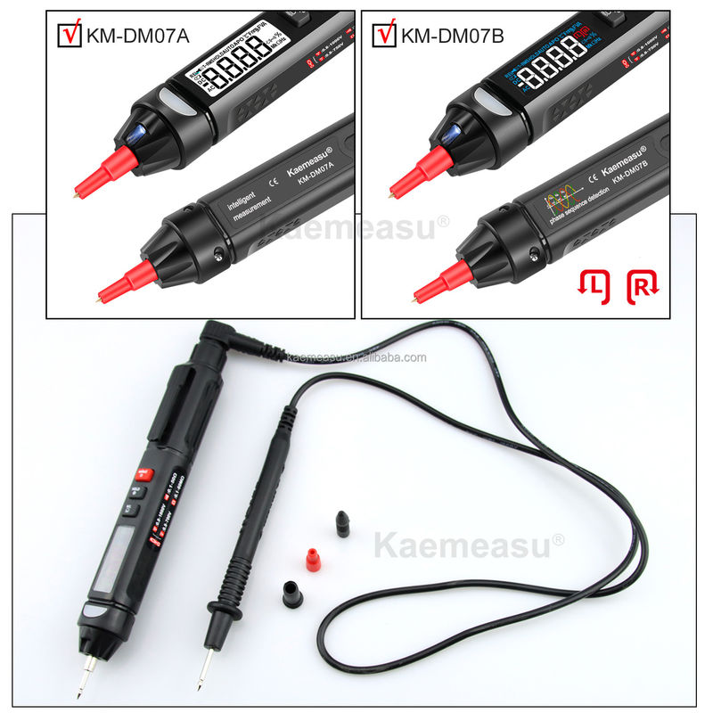 kaemeasu Mini Pen Digital Multimeter NCV Urutan Non Contact Voltage Detection Multimeter Tester Pen Meter
