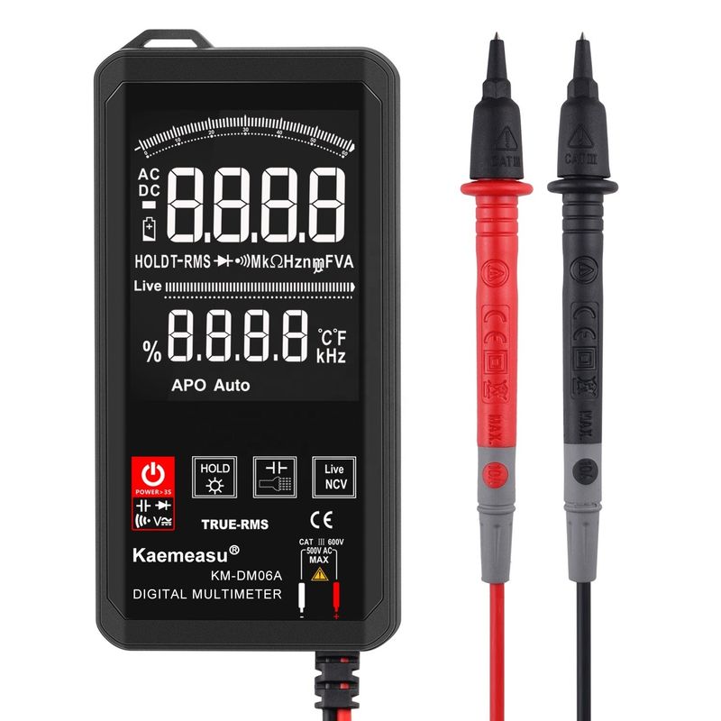 EBTN Display Touch Digital Multimeter 6000 Count Digital Multimeter Ncv Fungsi Netral Live Wire Test Digital Multimeter