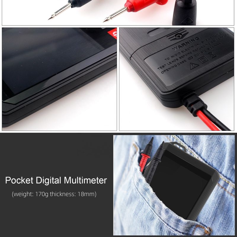 EBTN Display Touch Digital Multimeter 6000 Count Digital Multimeter Ncv Fungsi Netral Live Wire Test Digital Multimeter