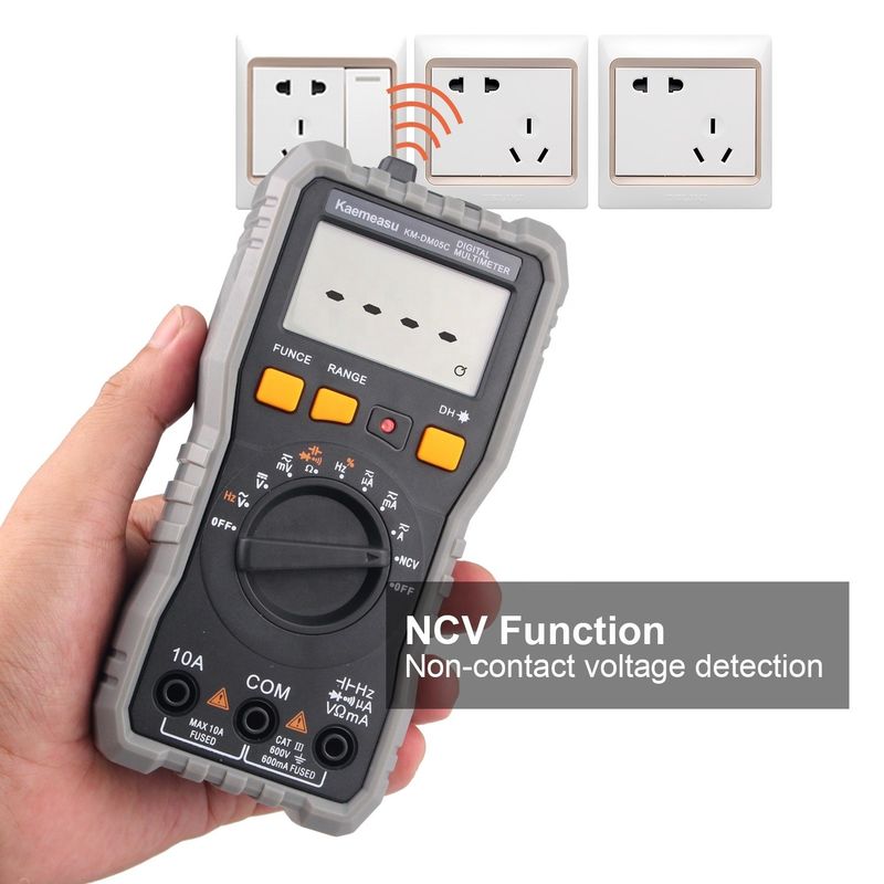 Multifungsi Pocket Digital Multimeter Elektrik Universal Meter Presisi Tinggi DC/AC NCV True RMS Multimeter Tester