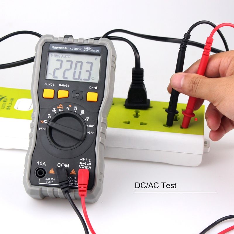 Multifungsi Pocket Digital Multimeter Elektrik Universal Meter Presisi Tinggi DC/AC NCV True RMS Multimeter Tester