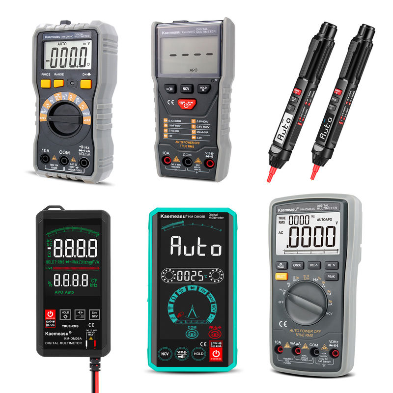 Precision Anti Burn 1000V Digital Multimeter Layar LCD Voltmeter True RMS Fungsi Multi Meter dengan Probe Suhu