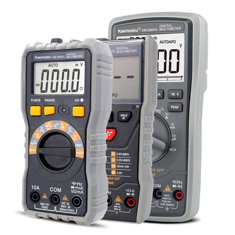 Precision Anti Burn 1000V Digital Multimeter Layar LCD Voltmeter True RMS Fungsi Multi Meter dengan Probe Suhu