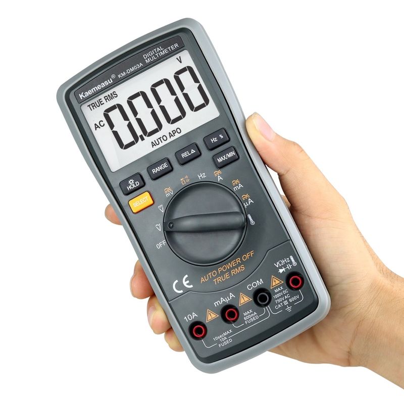 03A Multimeter Digital Cerdas Industri Precision Tinggi NCV 1000V AC DC Multimeter Digital Cerdas