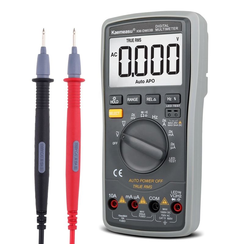 Jual Hot Multimeter Elektronik Industri Presisi Tinggi 6000 Menghitung 1000v AC DC Digital Multimeter