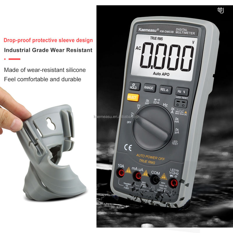 Jual Hot Multimeter Elektronik Industri Presisi Tinggi 6000 Menghitung 1000v AC DC Digital Multimeter