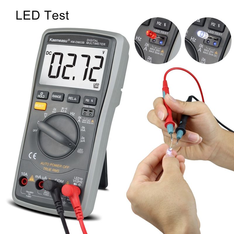 OEM ODM Multimeter Elektronik Industri 1000v Ac Dc Multimeter Digital Multimeter Otomatis Profesional