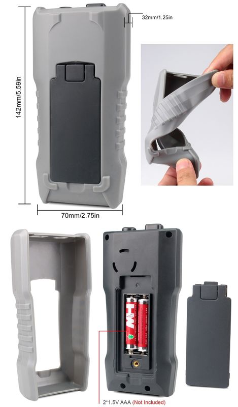 Peralatan laboratorium mini portabel multitester resistor tester baterai tester instrumen listrik digital multimeter