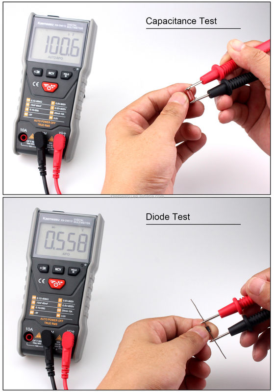 Penjual Hot Electric Multi Tester Mini Portable Smart Auto Range Digital Multimeter Harga