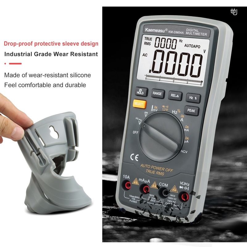ABS Electric Parts 04A OEM ODM Auto range Smart Multitester peralatan laboratorium DC/AC 20000 Menghitung Multimeter Digital