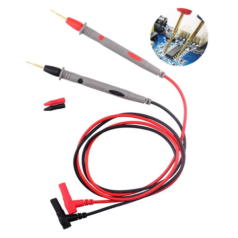 Probe Uji Multimeter Led Plug Pisang Probe Multimeter Digital Probe Uji Listrik 20A 1000V Kabel Instrumen