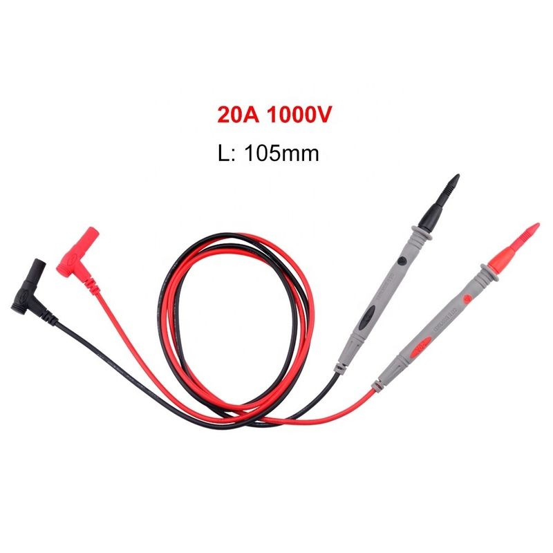 Probe Uji Multimeter Led Plug Pisang Probe Multimeter Digital Probe Uji Listrik 20A 1000V Kabel Instrumen