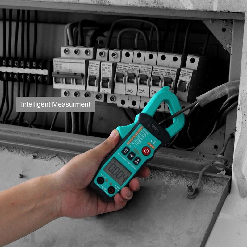 21E Intelligent Digital Clamp Meter NCV Alat Perbaikan Elektronik 1000v True Rms Multimeter 6000 Menghitung Current Clamp Meter