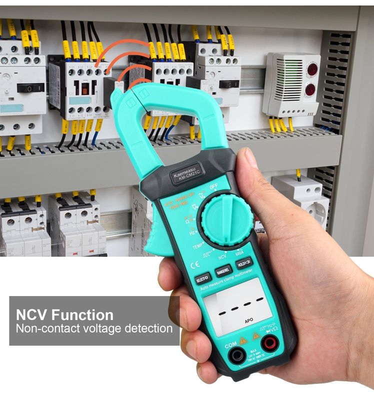 21C jual panas Clamp listrik Meter detektor tegangan multimeter portabel clamp multimeter multimeter digital