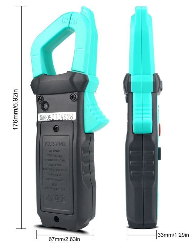 21C jual panas Clamp listrik Meter detektor tegangan multimeter portabel clamp multimeter multimeter digital