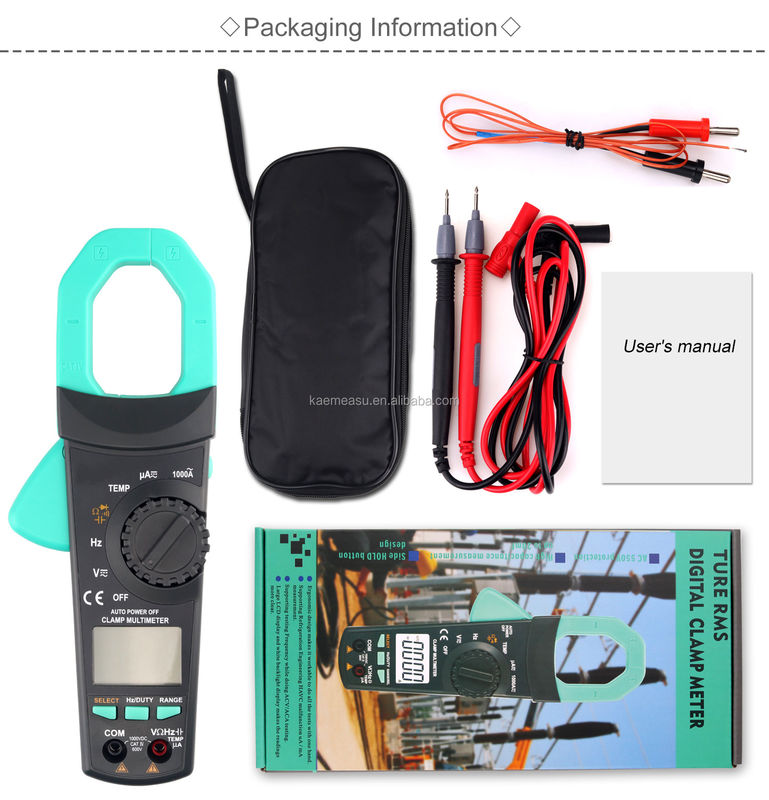 6000 Count Ac Dc Multimeter arus Aneng Voltage Meters Clamp Multimeter Digital Clamp Meters