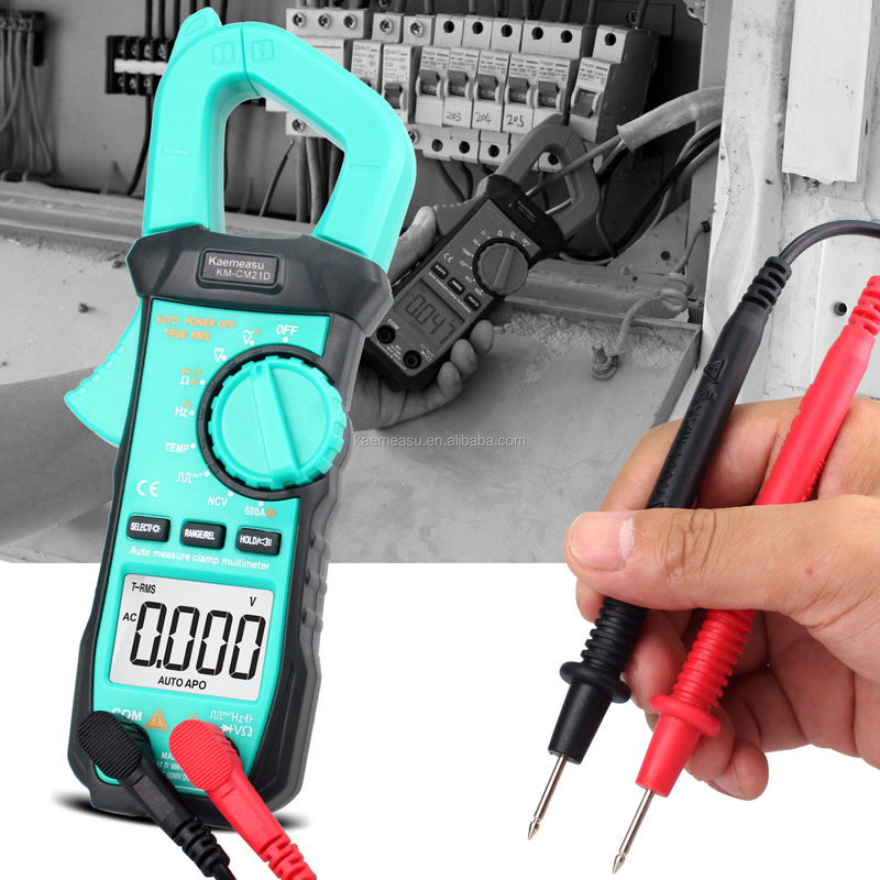 21D DC AC Digital Clamp Meter 3 5/6 Digit Tes Dioda Otomatis Ture RMS Square Wave Output NCV Digital Clamp Meter Multimeter