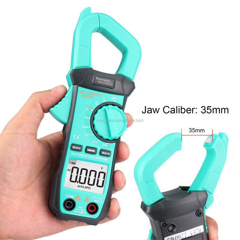 21D DC AC Digital Clamp Meter 3 5/6 Digit Tes Dioda Otomatis Ture RMS Square Wave Output NCV Digital Clamp Meter Multimeter