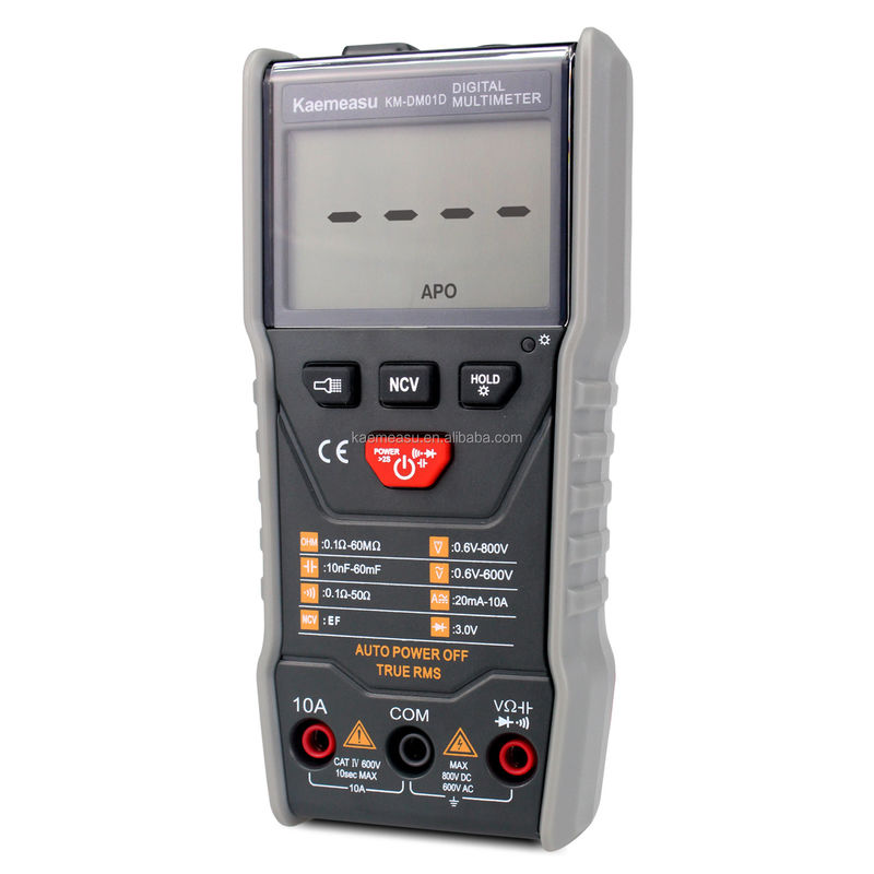 Multifunctional Waterproof AC Voltage Tester Clamp Meters dengan fungsi NCV dan T-RMS