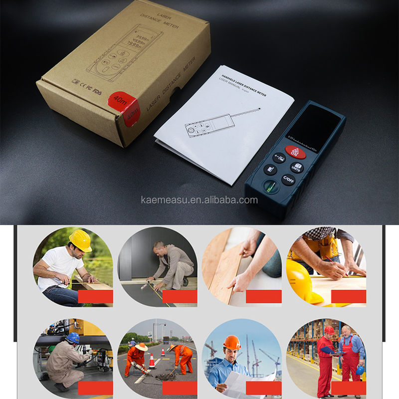Alat pengukuran digital presisi tinggi portabel mini Laser rangefinder Laser distance meter
