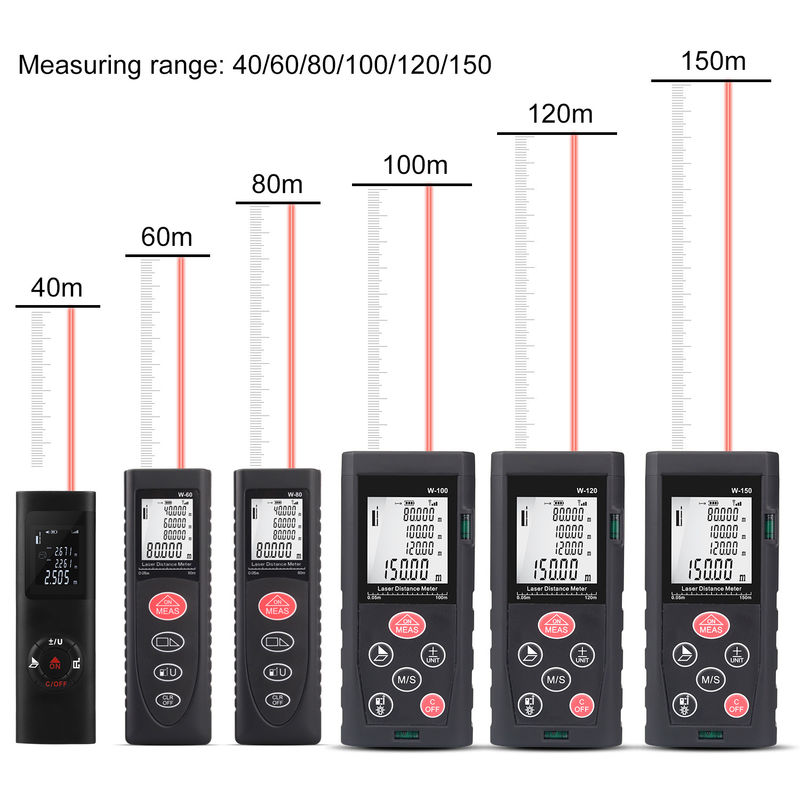 40m 100m OEM ODM Mini Portable Digital Rangefinder Infrared Laser Distance Meters Electric Laser Rangefinder