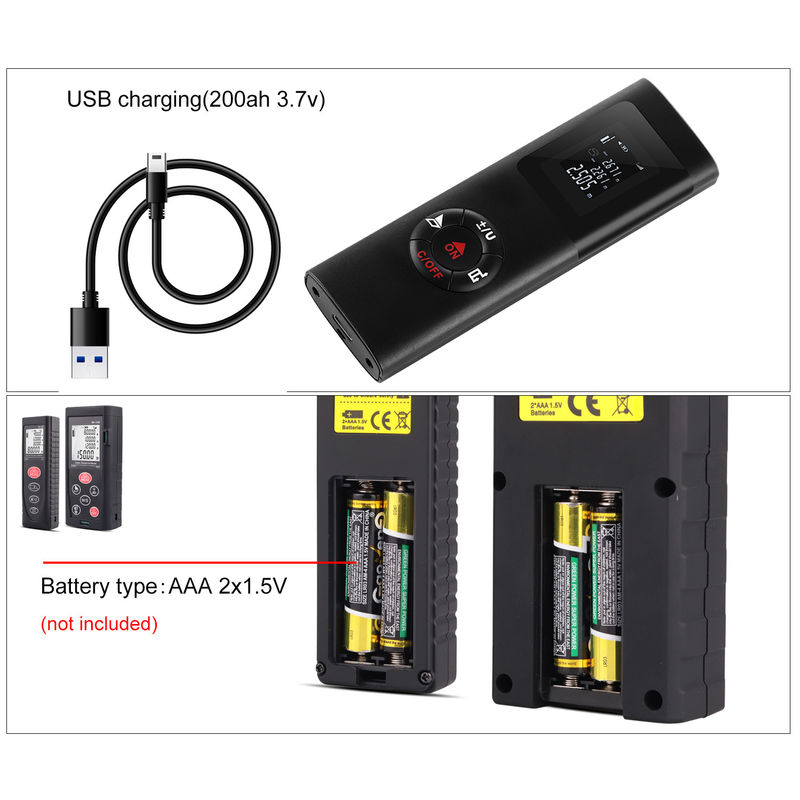 40m 100m OEM ODM Mini Portable Digital Rangefinder Infrared Laser Distance Meters Electric Laser Rangefinder