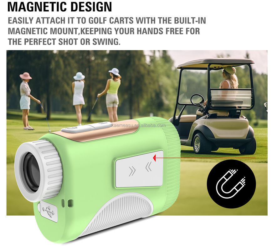OEM 1200m Golf Slope Scope Laser Distance Meter Teleskop Industri Golf Laser Rangefinder Warna Hijau