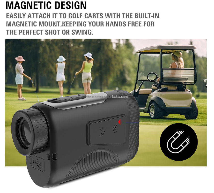 OEM 1200m Golf Slope Scope Laser Distance Meter Teleskop Industri Golf Laser Rangefinder Hitam Warna