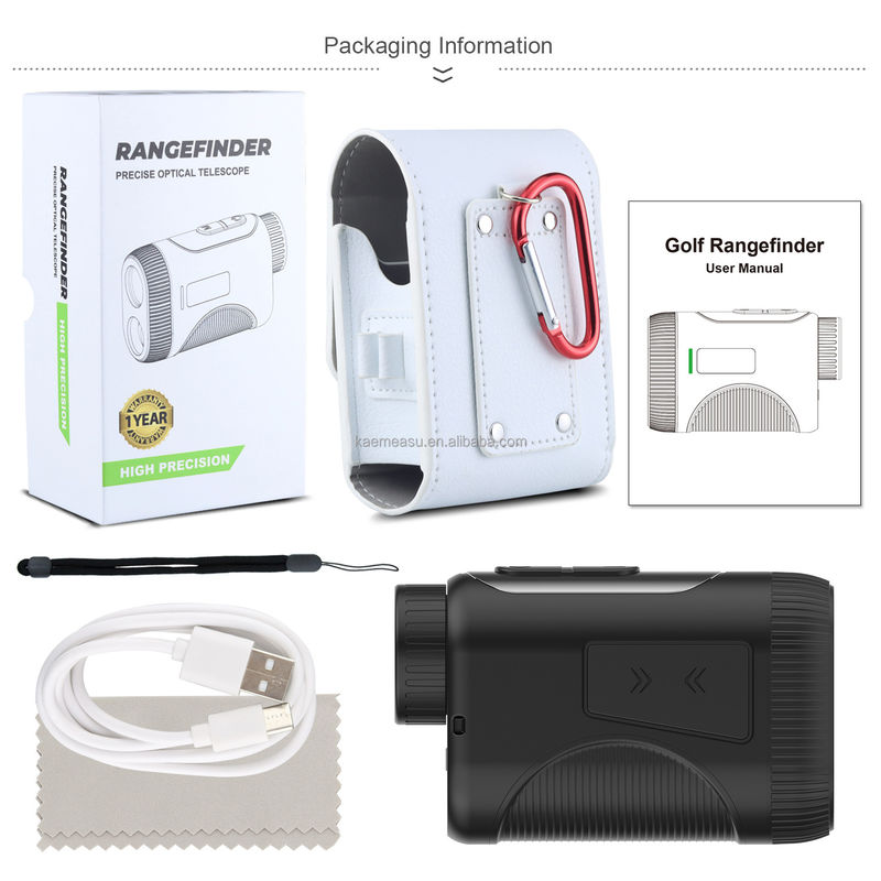 OEM 1200m Golf Slope Scope Laser Distance Meter Teleskop Industri Golf Laser Rangefinder Hitam Warna