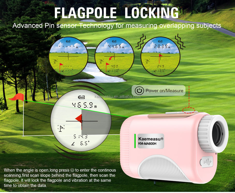 OEM 800m Golf Slope Scope Laser Jarak Meter Teleskop Industri Grade Golf Laser rangefinder untuk Anak-anak untuk Wanita