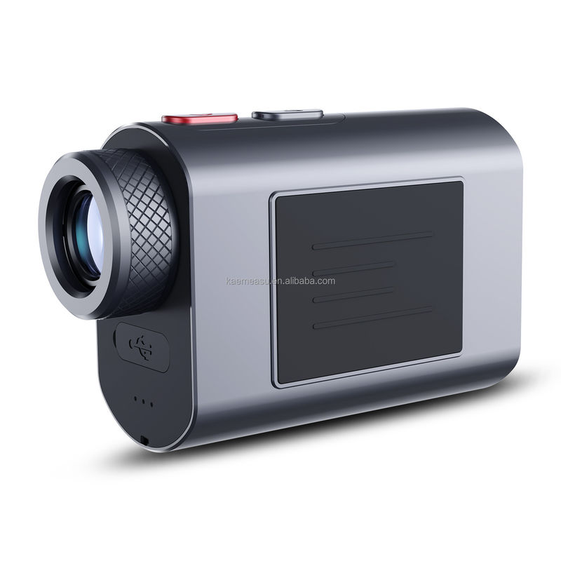 Ringan dan awet 600m Grey Golf Rangefinder untuk Olahraga Outdoor 223g 95*63*38mm