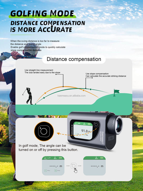 800m Multi Fungsi Alat Pengukuran Laser Jarak Meter rangefinder 6.5X Elektronik pita Pengukuran presisi tinggi untuk insinyur