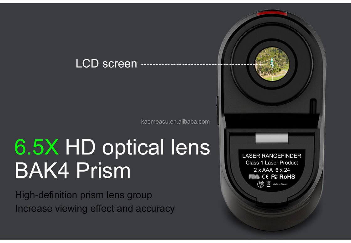 D450m Baterai Laser Jarak Meter Range Finder Golf Rangefinder Jarak Berburu dengan Kelas 1 Laser Level Keamanan -20-50C