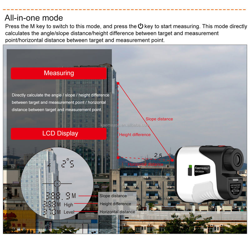 D800m Alat Pengukuran Laser Multi Fungsi dengan Jarak Meter Jarak Meter Teropong Pengukuran Pita Digital