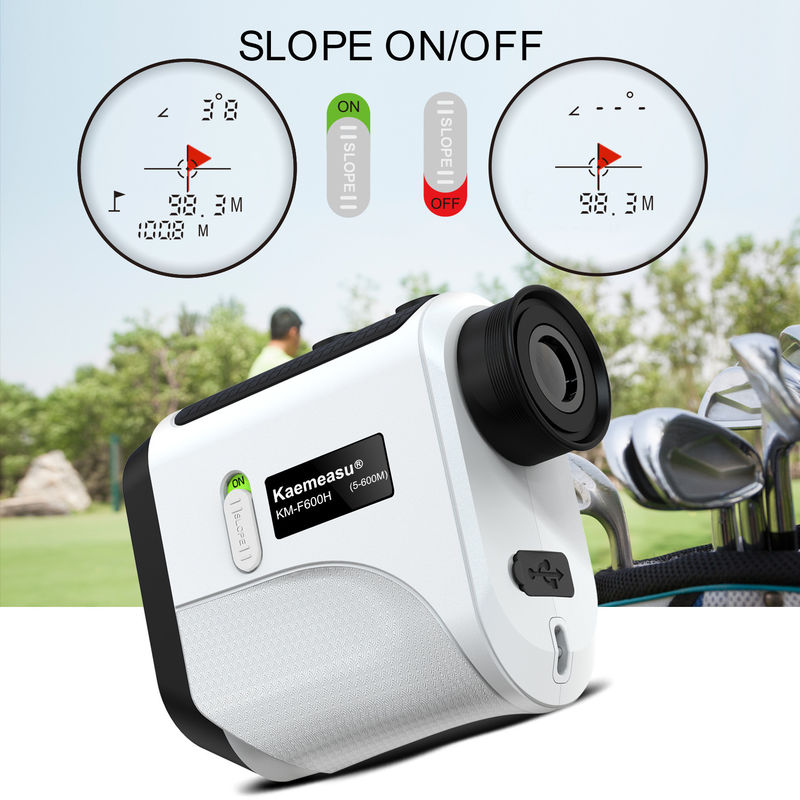 Model F Terjangkau Golf Rangefinder Slope Pin Mencari Alat Pengukuran Jarak Laser Ringan