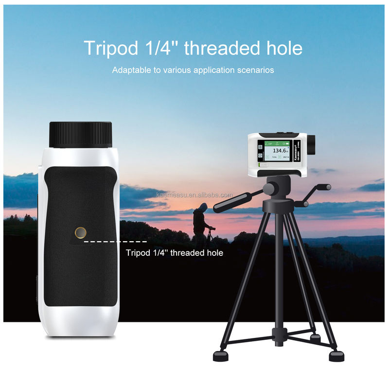 J Upgraded LCD Screen Golf Sport Laser Range Finder dengan Jarak 1500m dan Instrumen Optik
