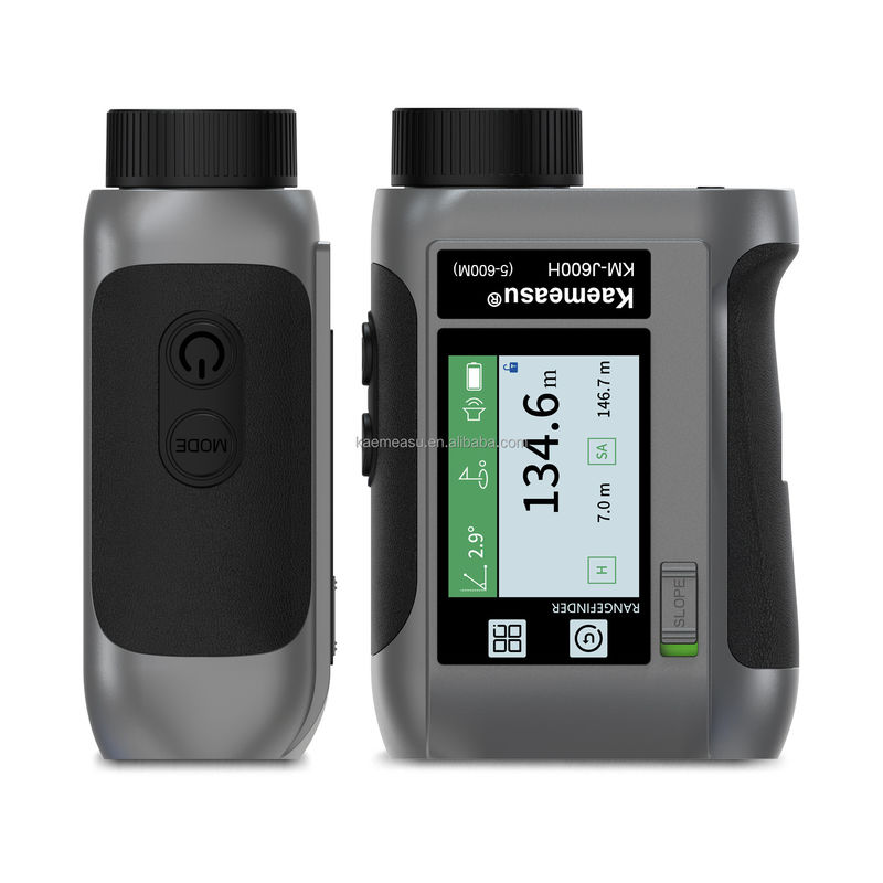 J LCD Screen Golf Sport Laser Rangefinder Instrumen optik Berburu Diastimeter Teleskop Golf Cerdas