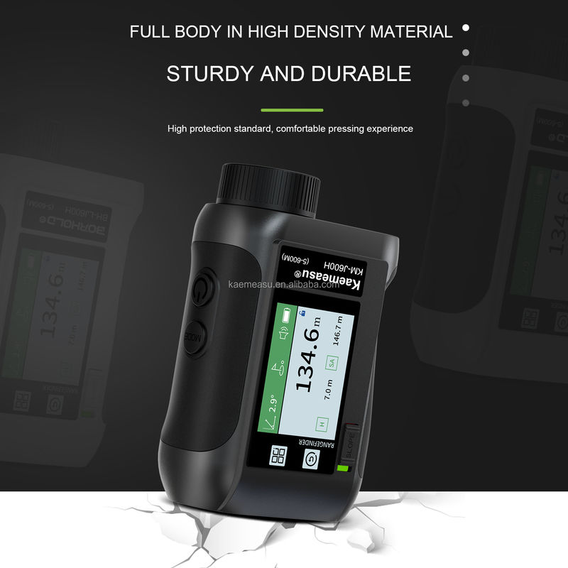J600m Laser Rangefinder Rechargeable Fast Read Laser Distance Meter LCD Screen Memory Storage Desain Portable