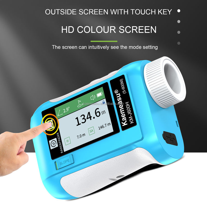 J600m Multifunction Laser Distance Meter Handheld Measure Level Perhitungan untuk Konstruksi Perburuan Golf