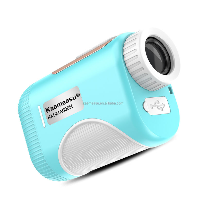 Baterai isi ulang Dikuatkan 1200m Golf Laser Rangefinder 6.55X Perbesaran Industri OEM 92*58*35mm