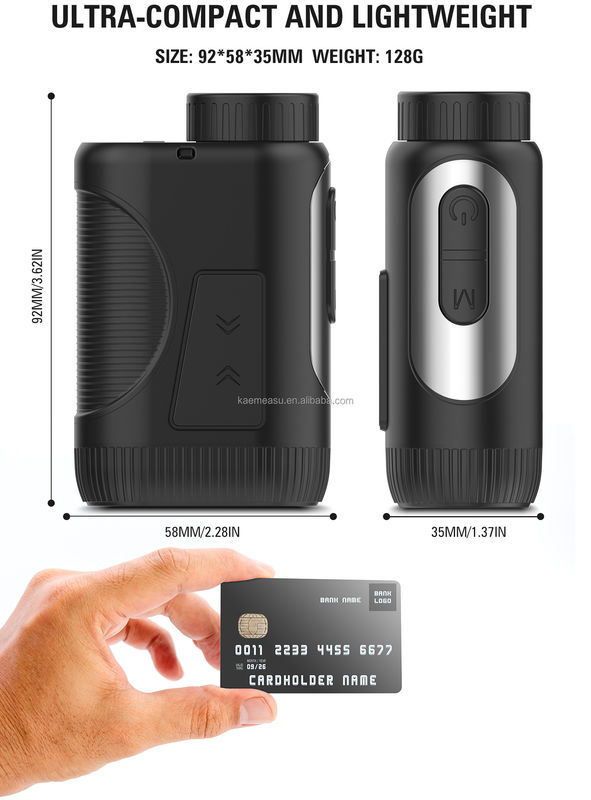 Customized Support OEM 1200m Golf Laser Rangefinder dengan Perlindungan Ingress ip54 dan Magnetic Base