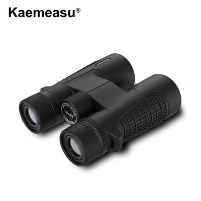Kaemeasu C Model hitam 10x42 HD Teropong tahan air untuk orang dewasa, Teropong untuk birdwatching dan hiking, optik dengan BAK4 Prisma, shockproof Magnesium Alloy Body, jelas dan terang penglihatan